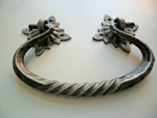 MANIGLIETTA PER PORTA O MOBILE IN FERRO BATTUTO 