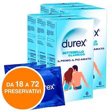 Durex Settebello Classico Preservativi Easy-On Profilattici Extra Lubrificati