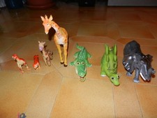  Lello and Monkey Fattoria degli animali giocattolo di plastica Figure 6