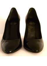 scarpe donna eleganti in pelle nera lucida tg 38 firmate Moschino cheapandchic 