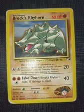 Pokemon Brock's Rhyhorn 22/132