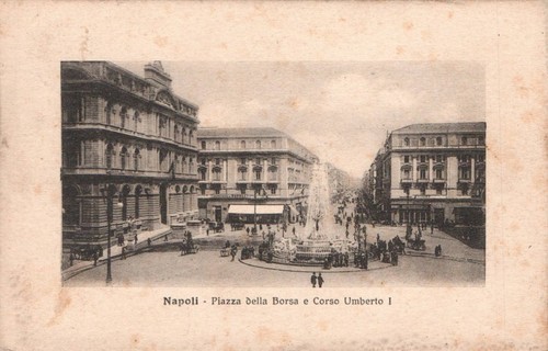 Napoli piazza della borsa - napoli, f