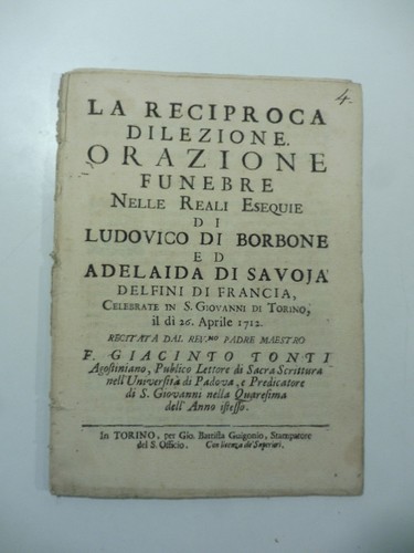 Reciproca dilezione - reciproca,