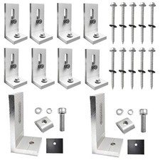 10 Pezzi set Staffe Angolari a