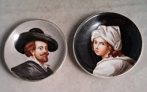 Set piatti antichi ritratto - piatti,
