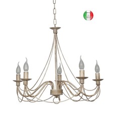 Lampadario arte povera in