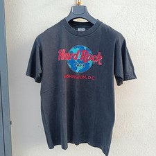 Vintage T-Shirt Hard Rock Cafè Washington D.C. tg.M Made in USA Double Stich '90