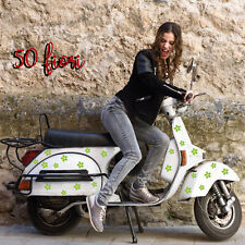 50 adesivi adesivo stickers tuning fiori margherite auto moto casco primavera