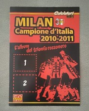 ALBUM VUOTO + SET COMPLETO MILAN CAMPIONE D’ITALIA 2010/11 CALCIATORI MAG PANINI