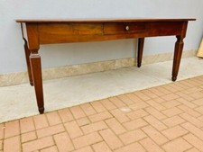 Tavolo Luigi XVI in Noce e 1 Cassetto - Restaurato (in corso d'opera)_car 2980