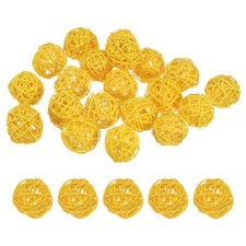 20pz palline di vimini e