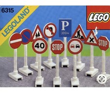 Lego 6315 - Road Signs -