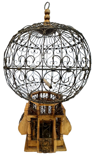 Large antique victorian bird - large,