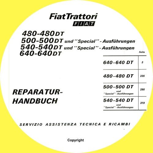 Manuale riparazione trattori - manuale,