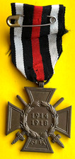 medaglia tedesca con nastrino  Croce d'Onore durante la Prima Guerra Mondiale ra