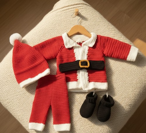 Completo babbo natale bambino - completo,