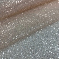 Tessuto Tulle Elastico Glitter