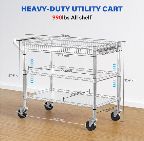 Carrello utilitario resistente - utilitario,