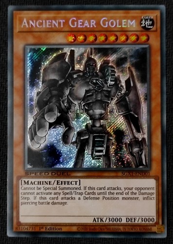 Ancient gear golem rara - golem,
