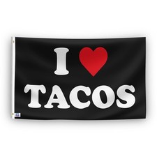 Bandiera I Love Tacos I Heart