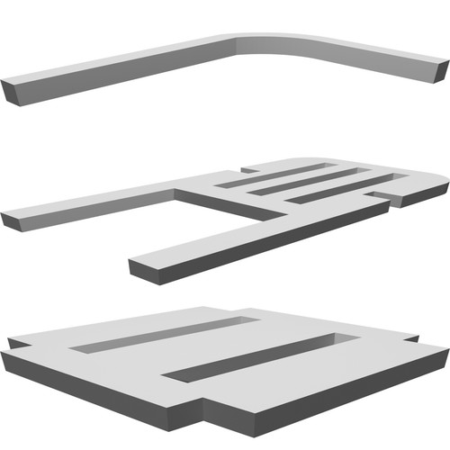Sedia sdraio miniatura - a,