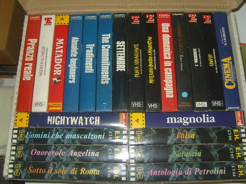 Lotto film in vhs - in,