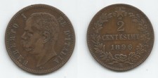 UMBERTO I - 2 Centesimi 1896