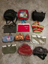 Lotto borse borsine marsupi zainetti ecc