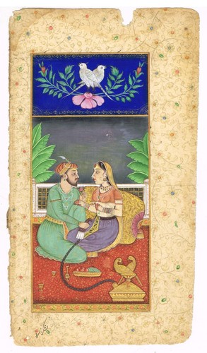 Indiano dipinto mughal - indiano,