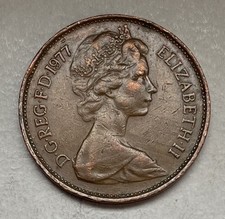 2 Pence 1977  Regina Elisabetta II