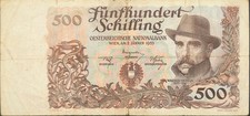 Austria banconota 500 scellini