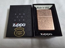Zippo 2019 Marlboro antico accendino in rame. NUOVO SIGILLATO MAI USATO. RARO