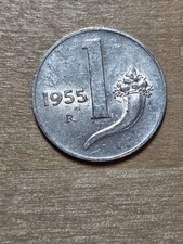 Moneta da 1 lira Italia, 1955