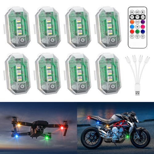 8pcs luci stroboscopiche led - luci,