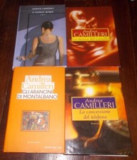 LOTTO 4 LIBRI RILEGATI ANDREA CAMILLERI: TAILLEUR, CAVALLO, TELEFONO, ARANCINI