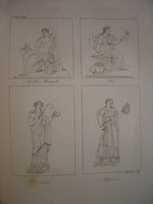 Gravure Apollon Musagète Clio