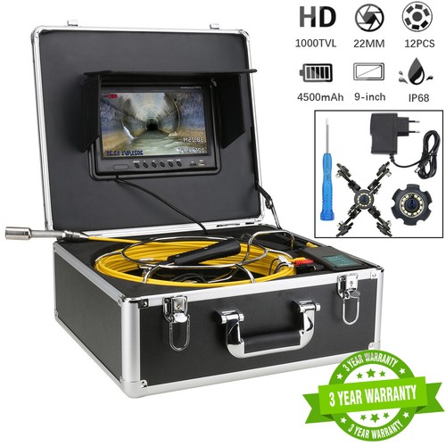 Telecamera fognaria schermo - , 9"