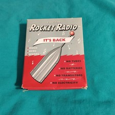 Radio crystal rocket vintage - rocket,