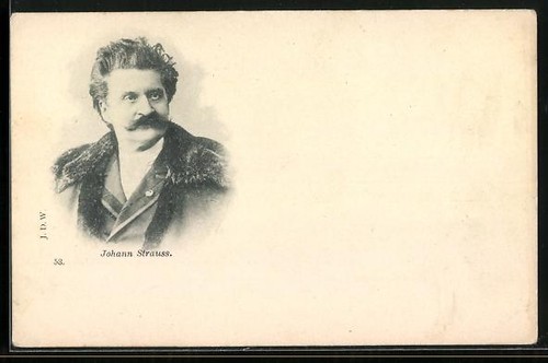 Cartolina compositore johann - cartolina,