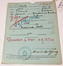 WWII scheda personale