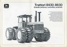 DEPLIANT BROCHURE PROSPEKT TRATTORE JOHN DEERE 8430-8630 (L5)