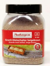 61830 Auhagen Pietrisco per massicciata in granito beige barattolo Gr. 600