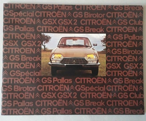 Brochure citroen 1974 - brochure,