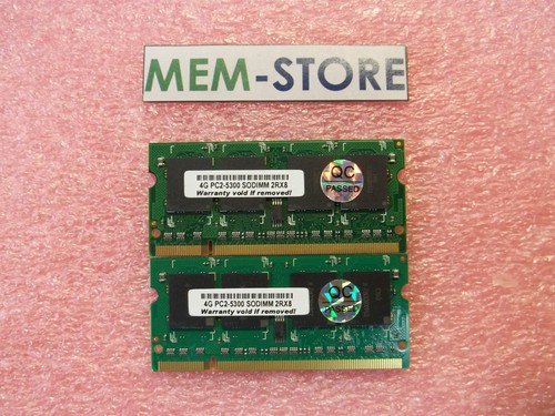 8gb 2x4gb ddr2 667 sodimm - 2x4gb, ddr2-667