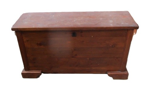 Cassapanca legno abete - cassapanca,