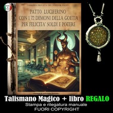 Libro Antico Magia Stregoneria Esoterismo Occultismo Patto con Diavolo per Soldi