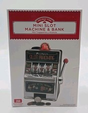 Mini Slot Machine & Bank 