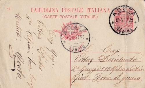 1917 cartolina postale - 1917,