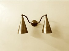 Applique da parete doppia in