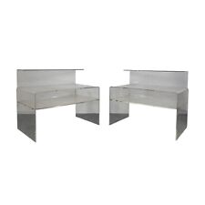 Coppia Di Comodini In Acrilico